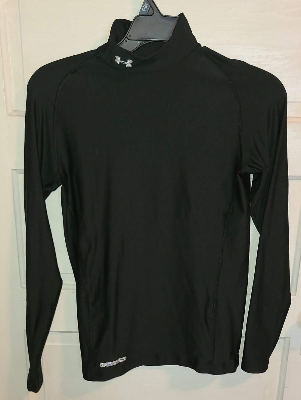 Under Armour Black Long-Sleeve Mock Neck Performance Shirt